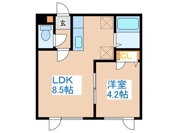 高伸ハイムの物件間取画像